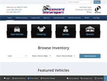 Tablet Screenshot of concordmotorsport.com